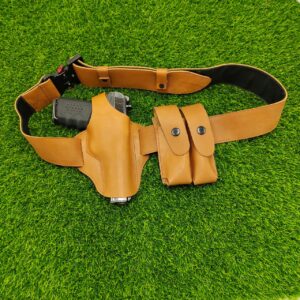 30 bore leather holster