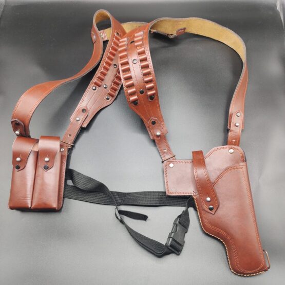 9mm leather shoulder holster