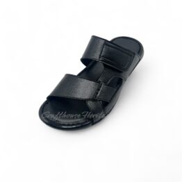 Handmade medicated leather slippers for men